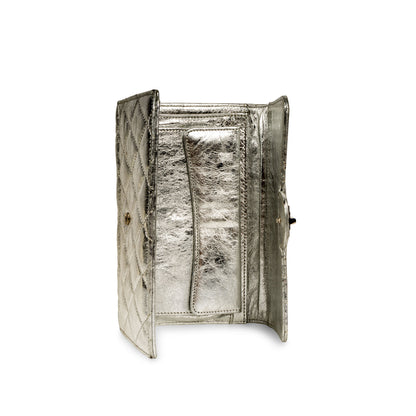 Re-Issue Wallet - Metallic Calfskin