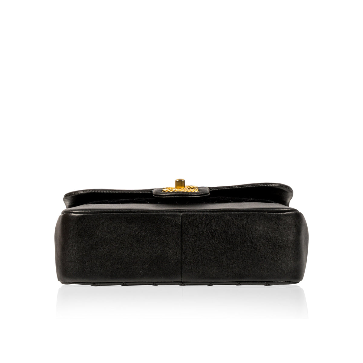 Velvet/Lambskin Flap Bag