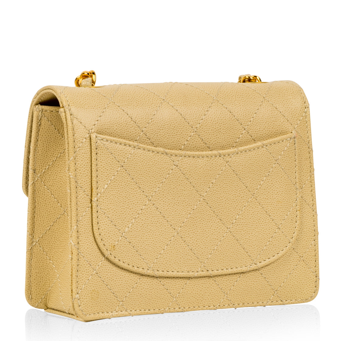 Classic Flap Bag - Mini Square Shoulder Bag - Vintage