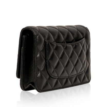 Classic Wallet on Chain - Lambskin