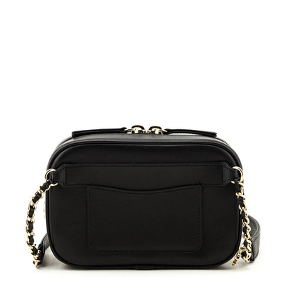 Chanel Black Lambskin CC Mania Waist Bag