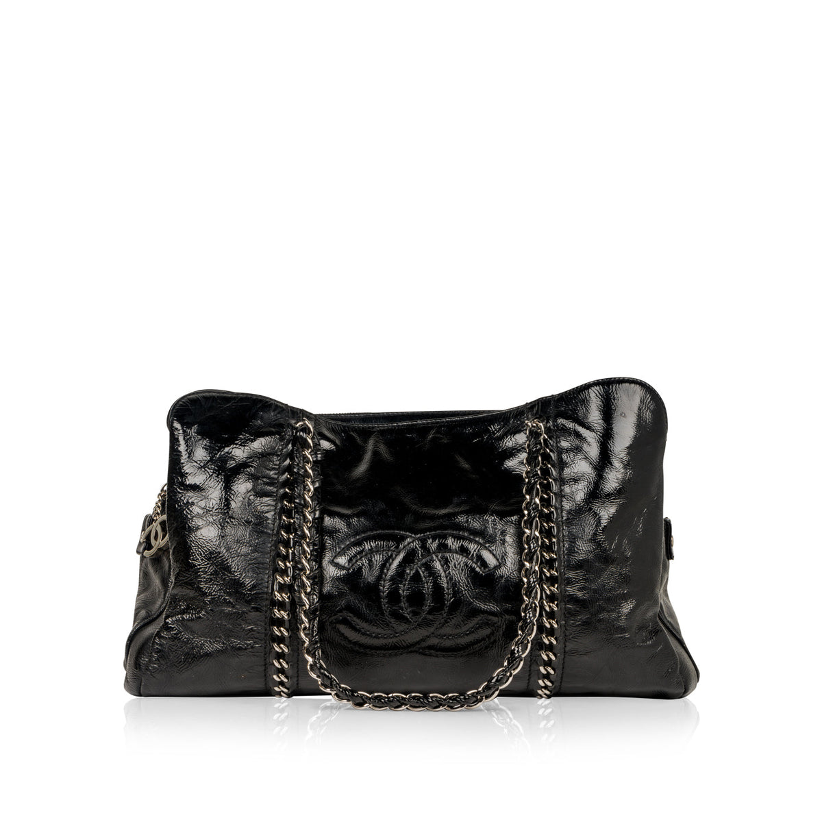 East West Patent Tote