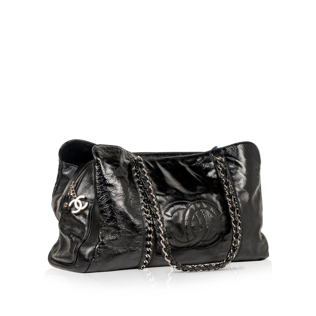 East West Patent Tote