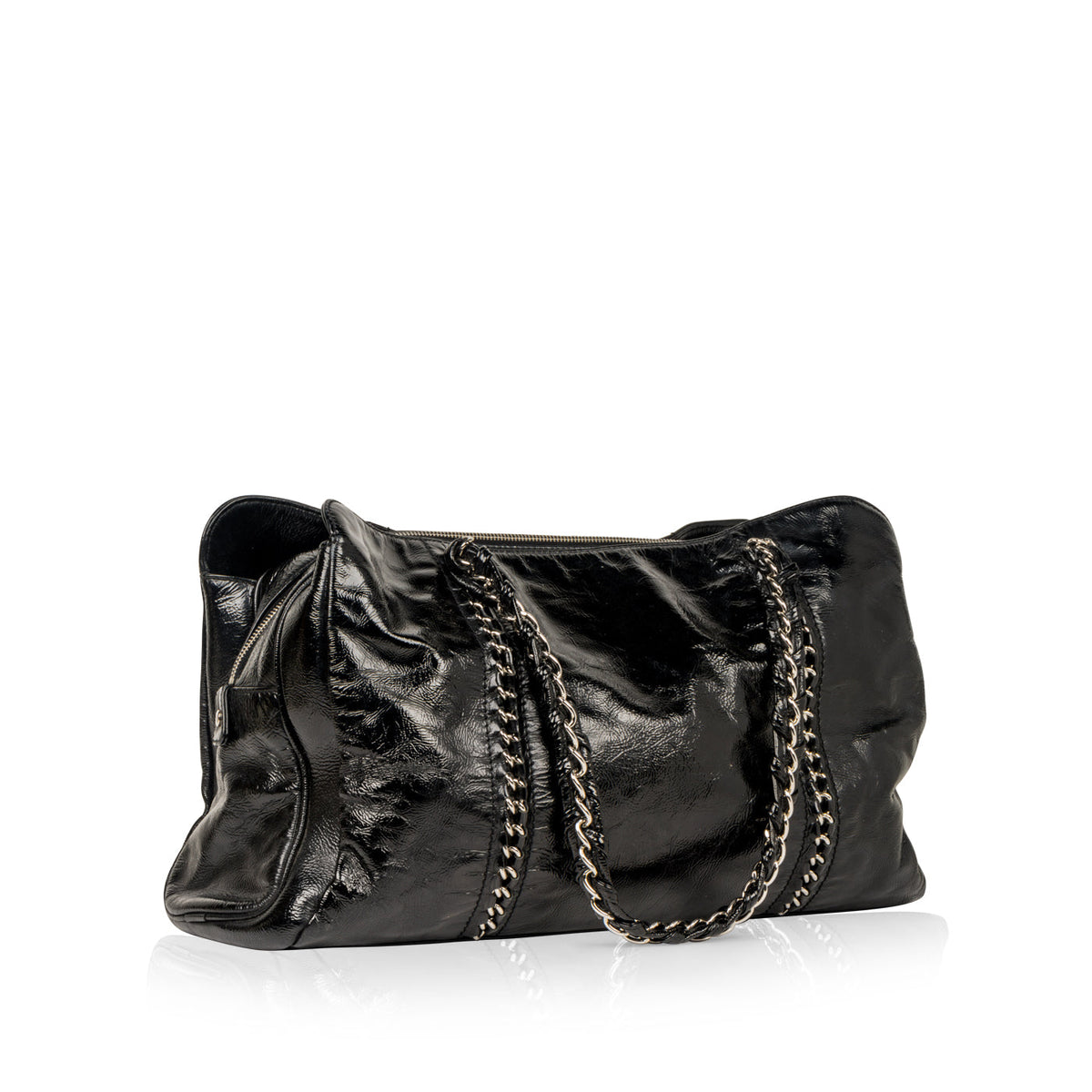 East West Patent Tote
