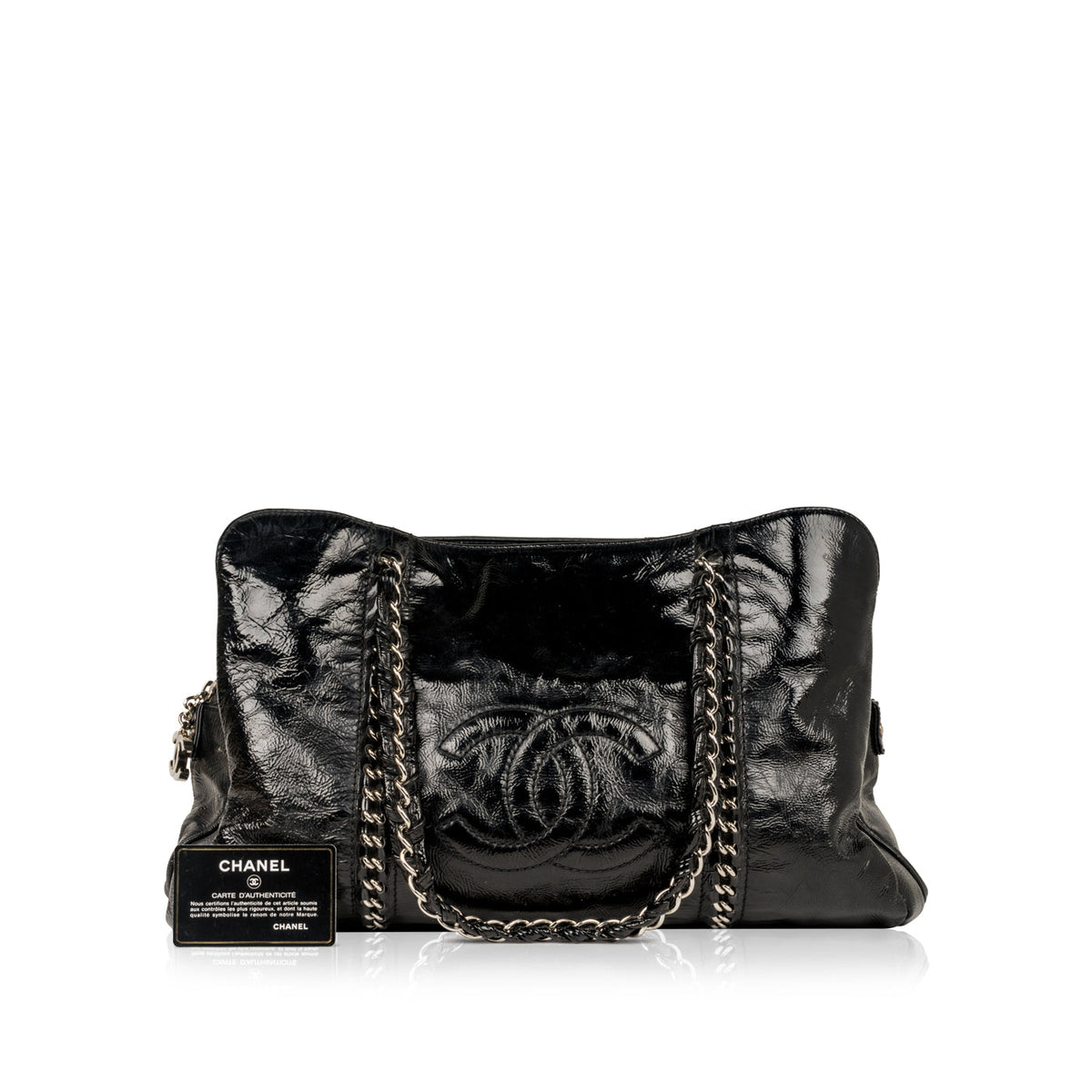 East West Patent Tote