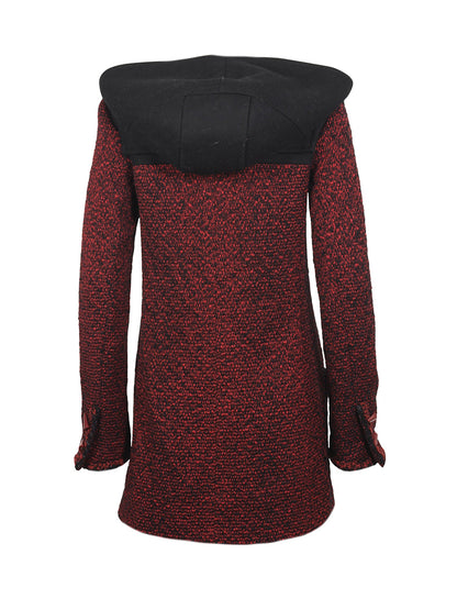Red Tweed Duffle Coat