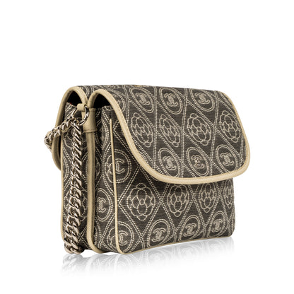 Camellia Fabric double-sided bag