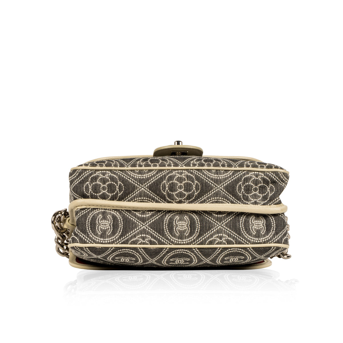 Camellia Fabric double-sided bag