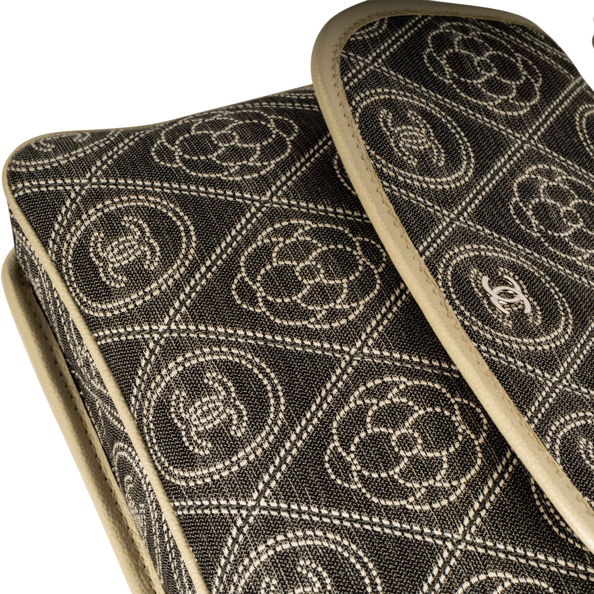 Camellia Fabric double-sided bag