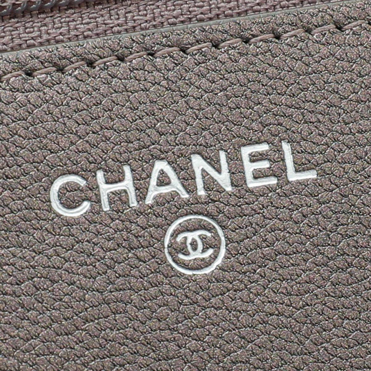 Chanel Dark Bronze CC Classic Wallet On Chain