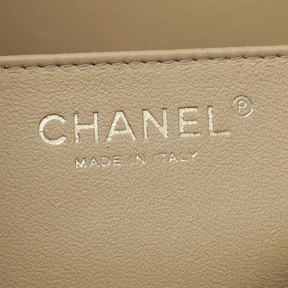 Chanel Yellow Gold CC Single Flap Jumbo Bag