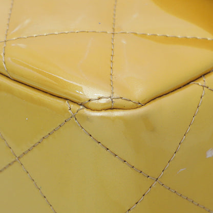 Chanel Yellow Gold CC Single Flap Jumbo Bag