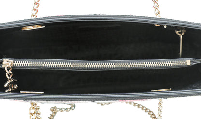 Chanel Black Multicolor Needlepoint Precious Symbols Bag