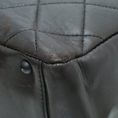 Chanel Chocolate Brown CC Resin Flap Zipped Bag