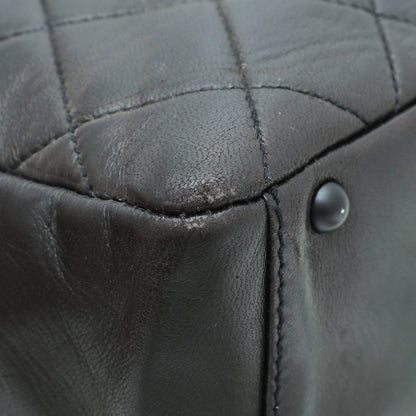 Chanel Chocolate Brown CC Resin Flap Zipped Bag