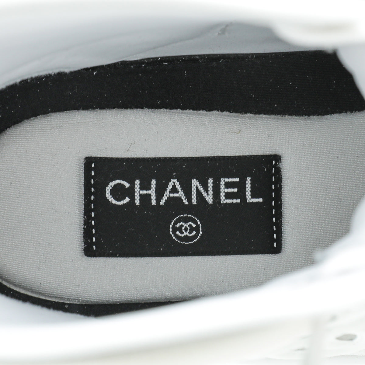 Chanel Light Grey CC Suede Ankle Sneaker 39.5