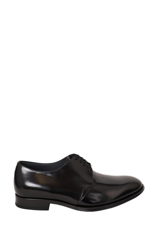 Christian Dior Black Leather Lace-up Derby size 39 Mens