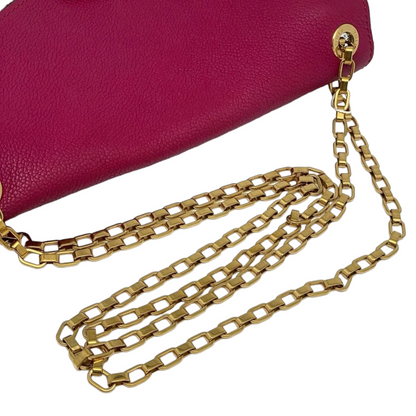 Louis-Vuitton Monogram Pallas Chain Red GHW