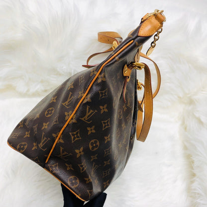 Louis-Vuitton Palermo GM Monogram Coated Canvas Bag