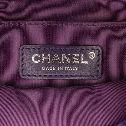 Chanel Incognito Flap Bag Mini Square Purple Caviar