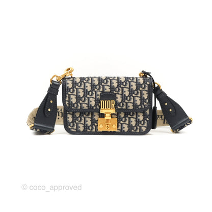 Christian Dior Dioraddict Flap Oblique Blue