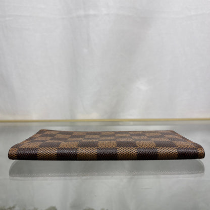 LOUIS VUITTON Damier Ebene Checkbook Wallet