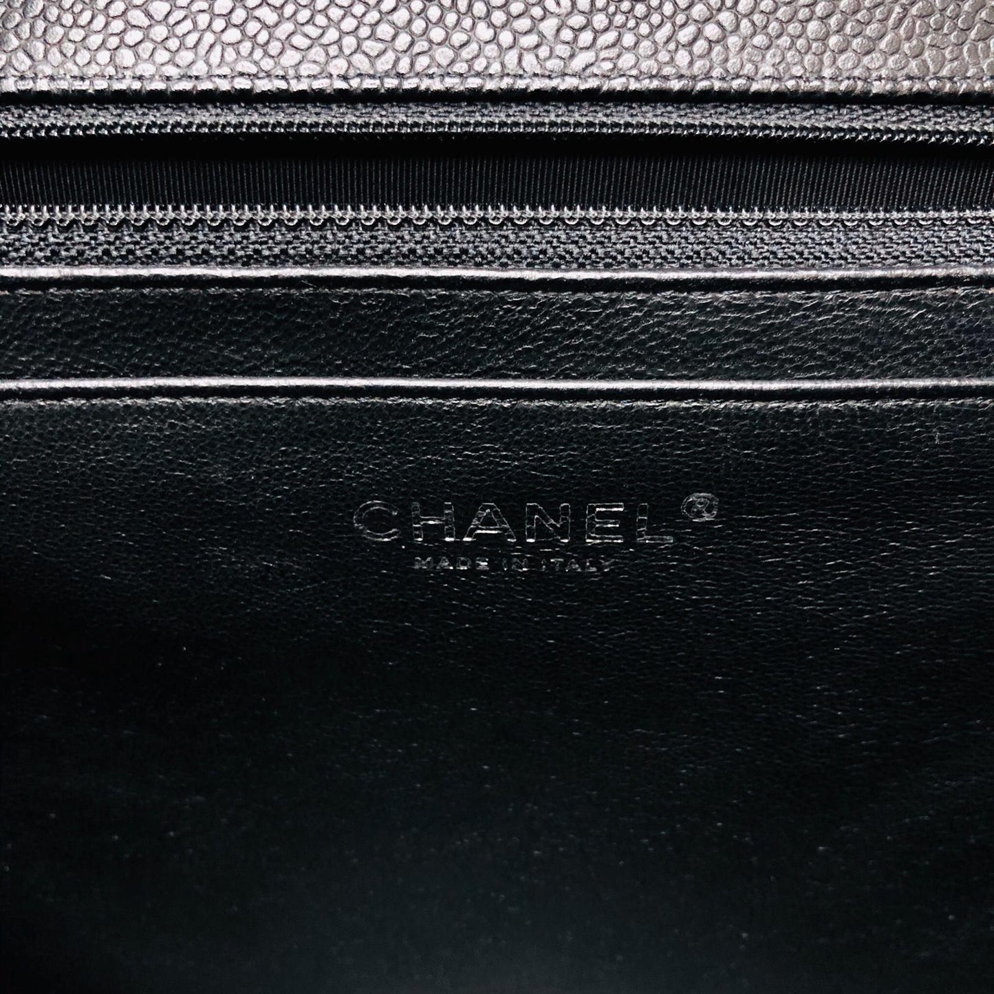 Classic Single Flap Maxi in Black Caviar Leather with SHW