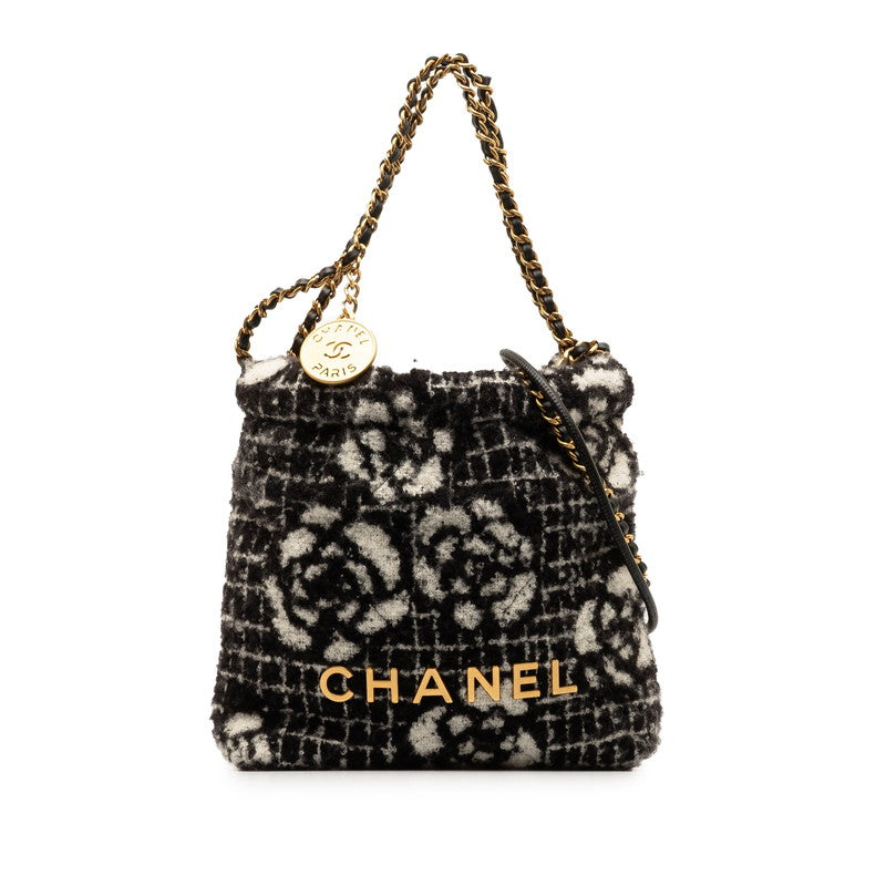Camellia Chanel 22 Hobo Bag - '10s