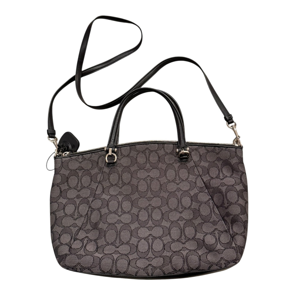 Handbag Designer By Coach In Black, Size:Medium