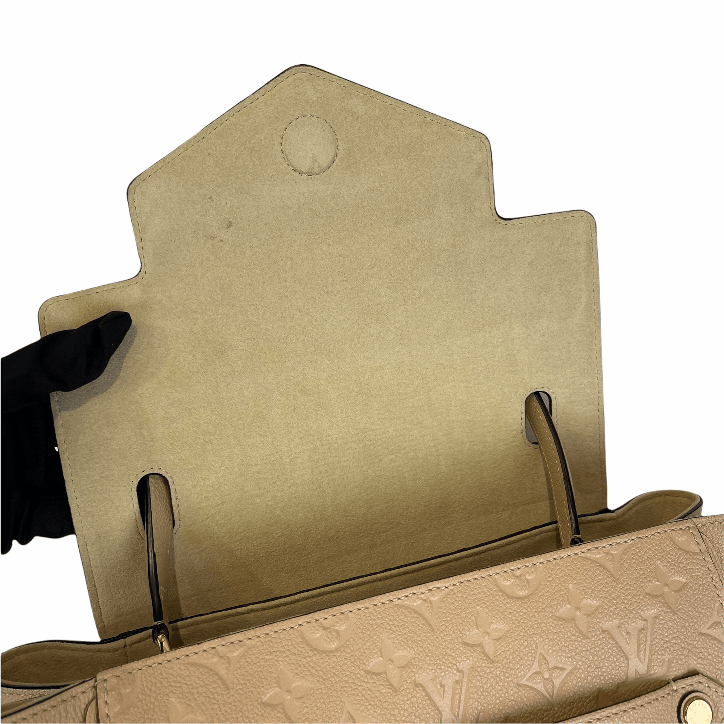 Louis-Vuitton Empreinte Leather Trocadero Bag in Dune