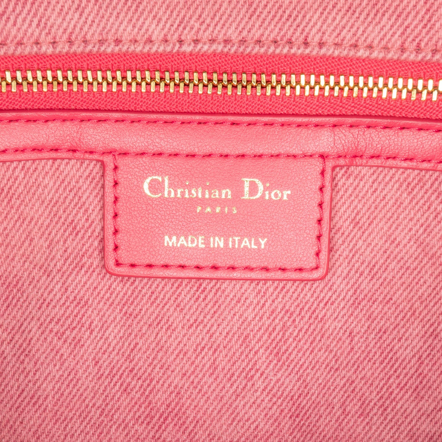 Medium Denim Macrocannage Caro Bag