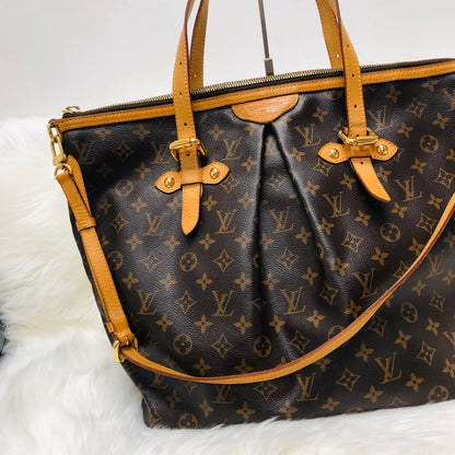 Louis-Vuitton Palermo GM Monogram Coated Canvas Bag