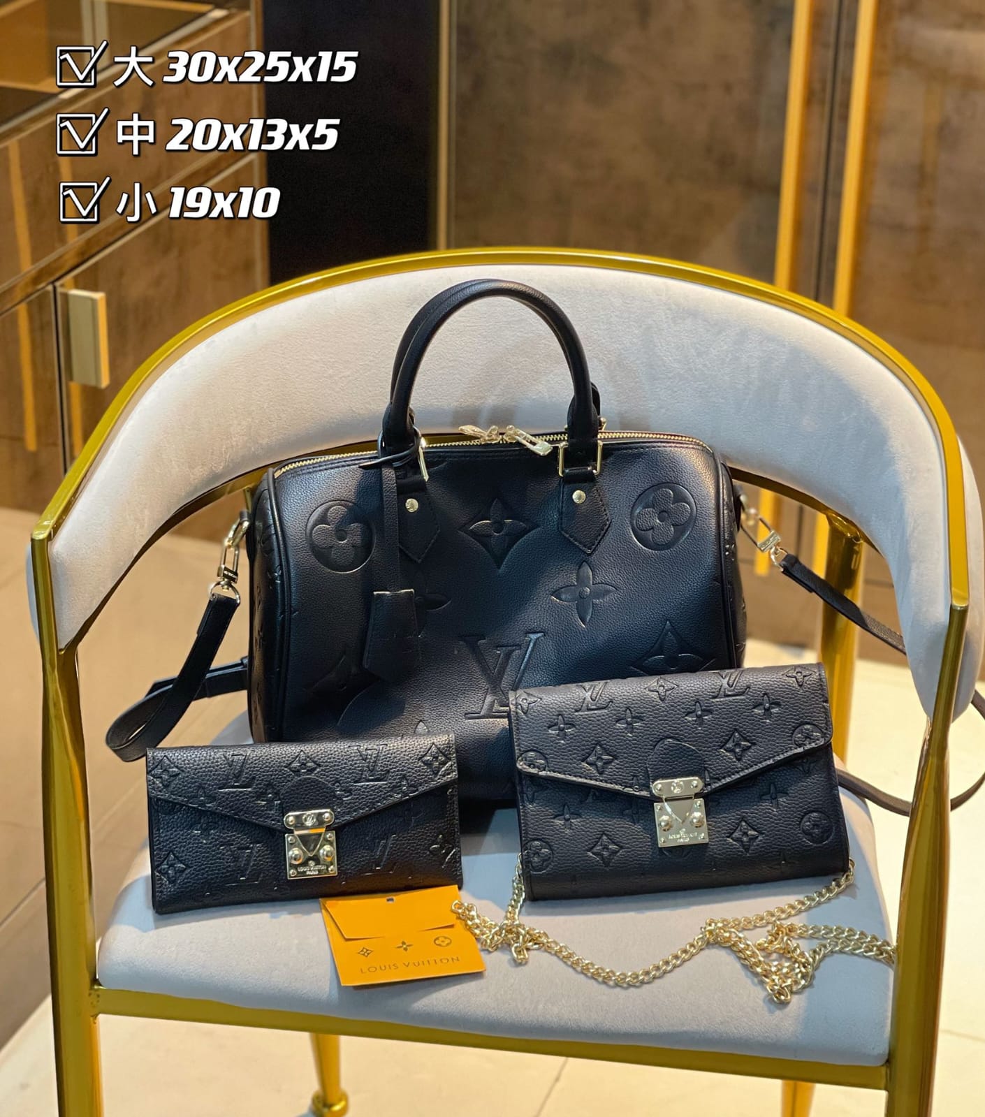 Louis Vuitton Speedy Handbag Sets