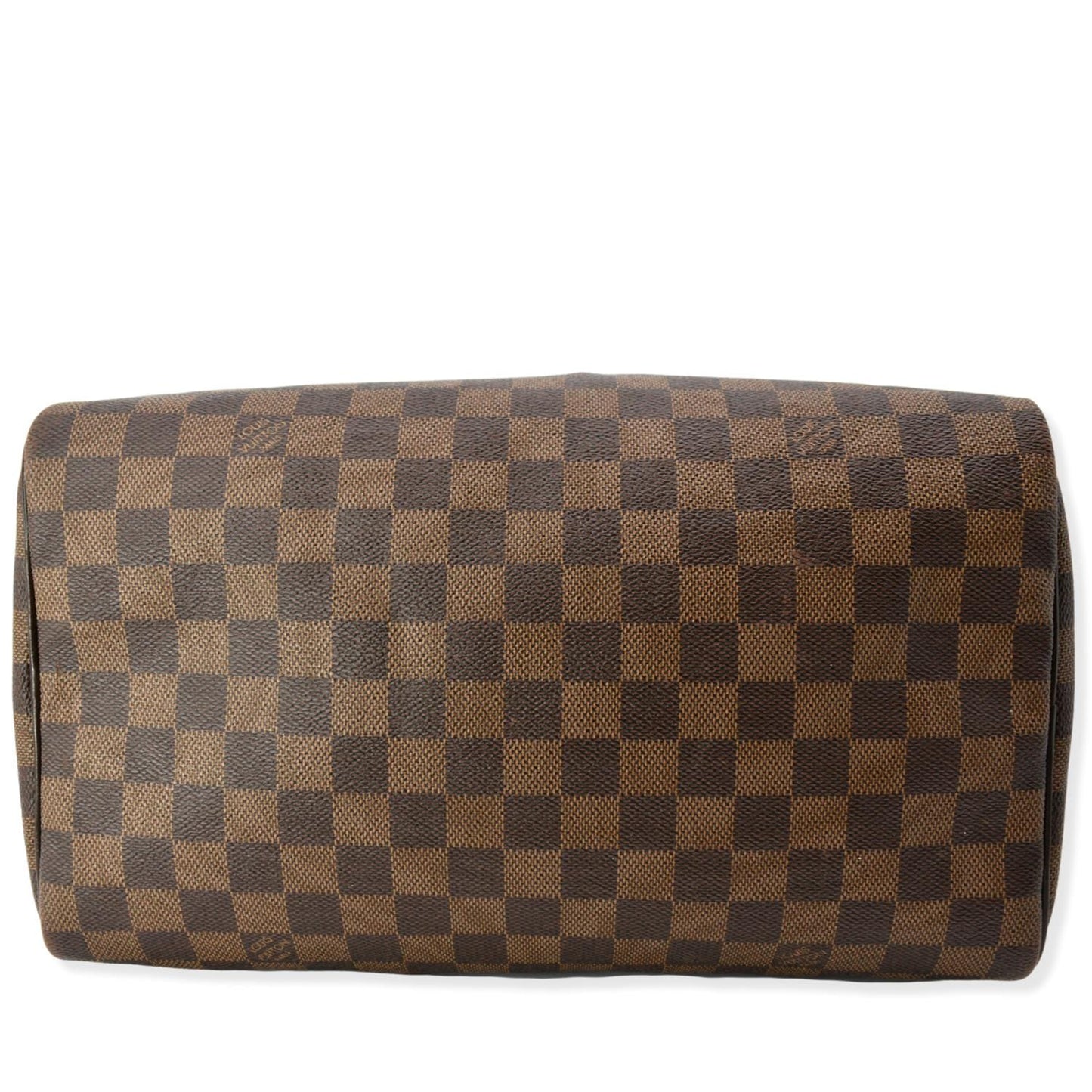 Louis Vuitton Speedy 30 Damier Ebene Satchel Bag Brown