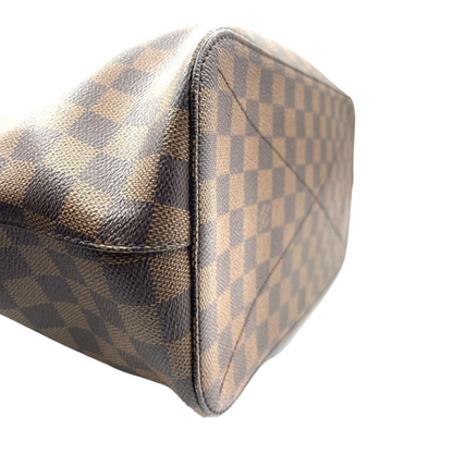 Louis-Vuitton Damier Ebene Siena MM PVC leather Brown 2WAY GHW