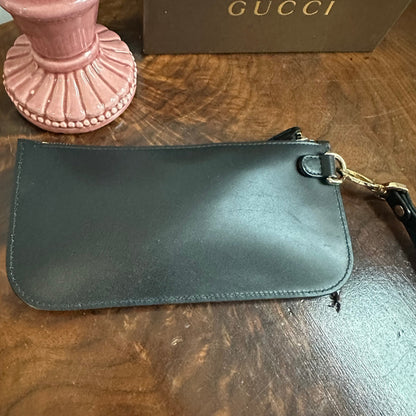 The Junco Wristlet - Orvis bags Gucci Leather in Black