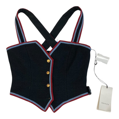 Top Sleeveless Luxury Designer By Gucci In Multi, Size:S