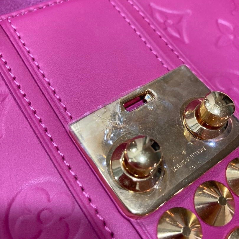 Louis-Vuitton New of Sarah Wallet in Dark Purple Vernis