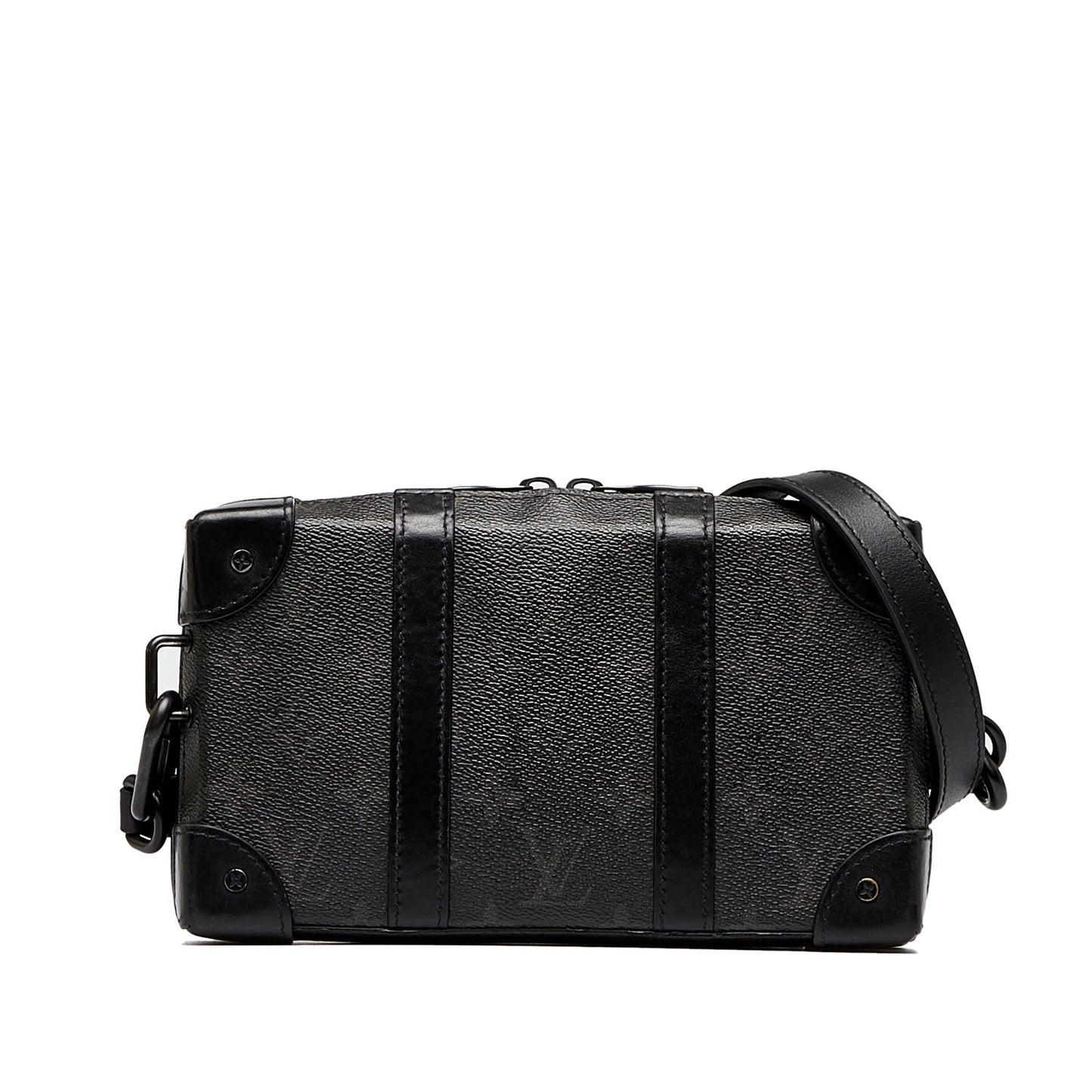 LOUIS VUITTON Monogram Eclipse Soft Trunk Wallet Crossbody Crossbody Bag