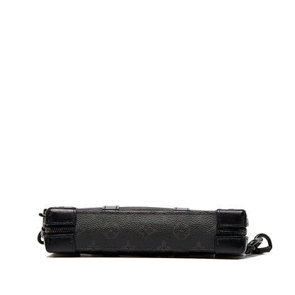 LOUIS VUITTON Monogram Eclipse Soft Trunk Wallet Crossbody Crossbody Bag