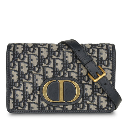 Two in One Montaigne Pouch - Oblique Canvas