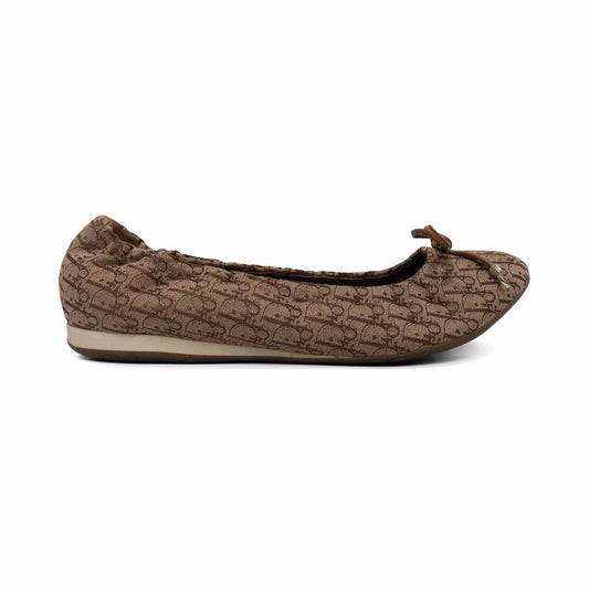 Christian Dior Monogram Ballet Flats - Women's 38.5