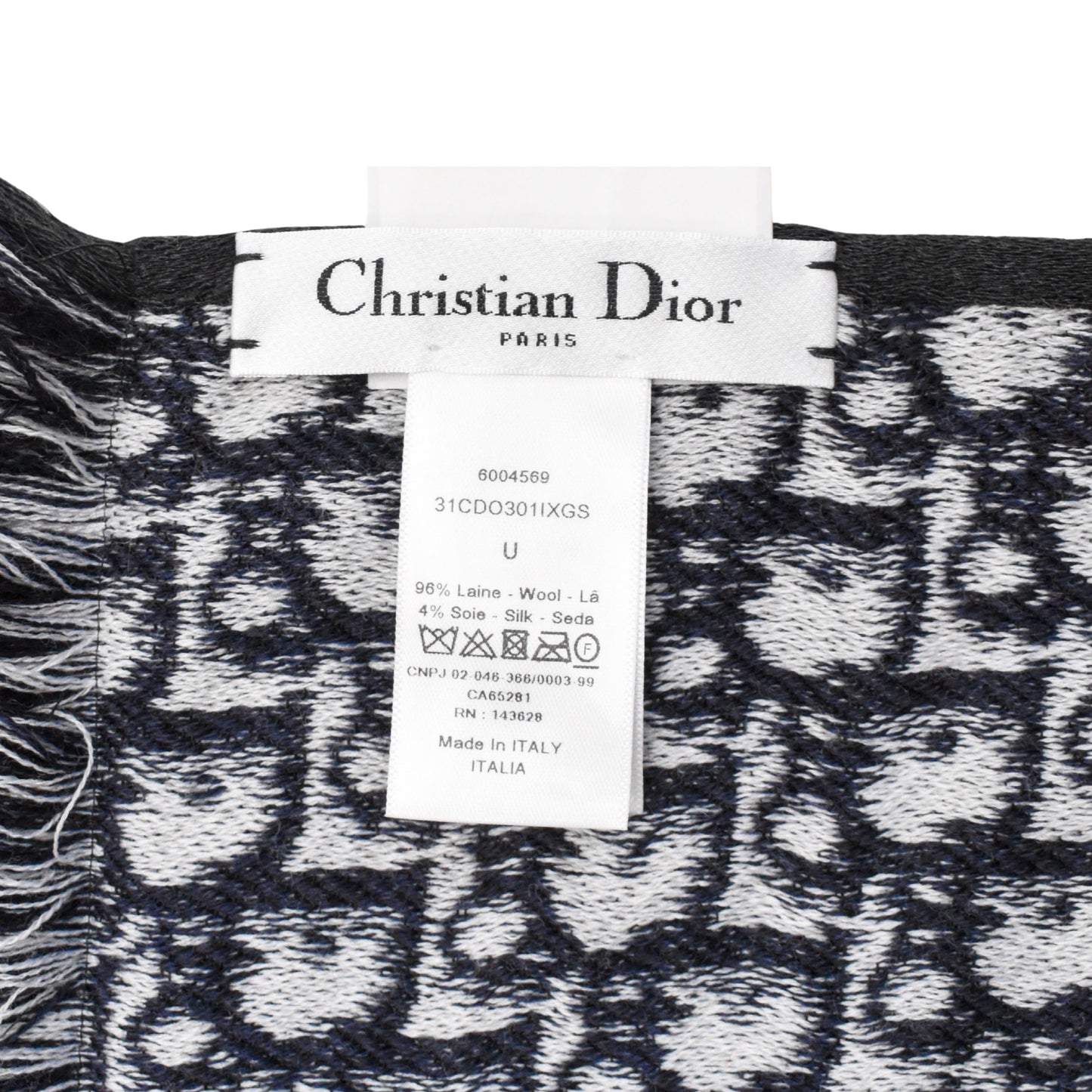 Christian Dior 'D-White' Beanie