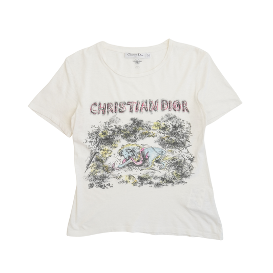Christian Dior 'Toile De Jouy' T-Shirt - Women's XS