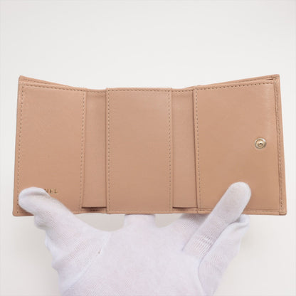 ITEM 20 - Chanel Quilted Compact Wallet Beige