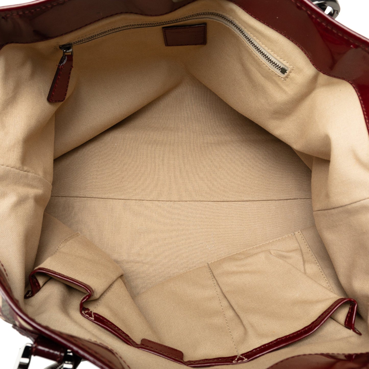 Burberry Super Nova Check Hearts Tote Tote Bag