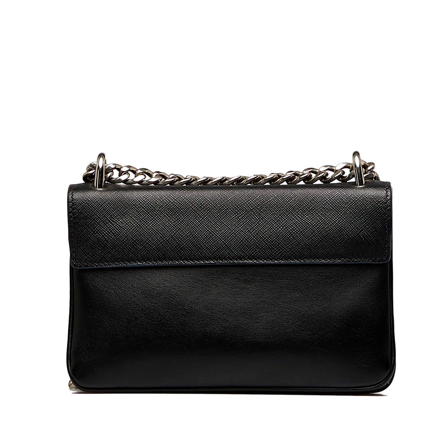 Prada Saffiano and City Calf Chain Crossbody Bag