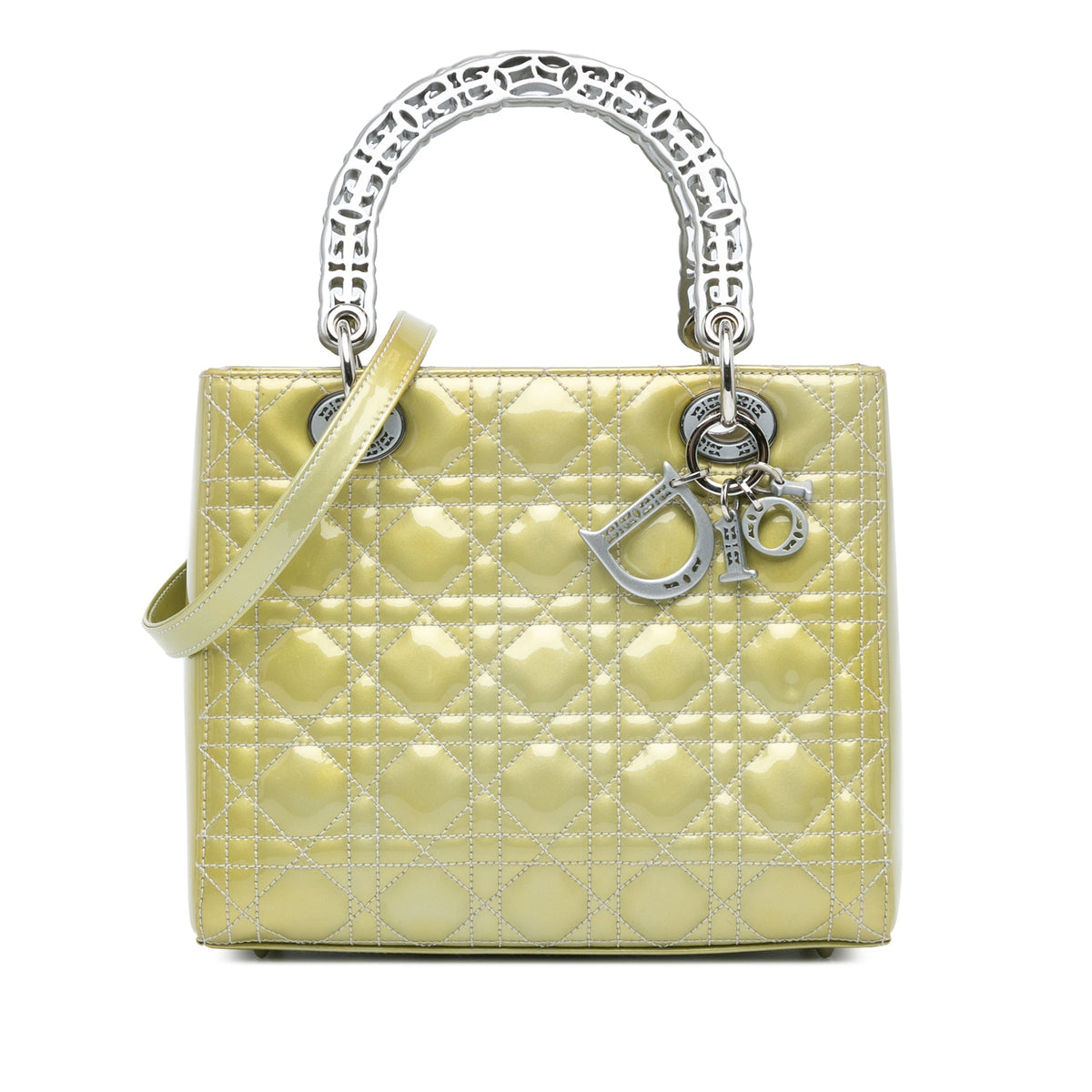 Limited Edition Medium Patent Cannage Lady Dior