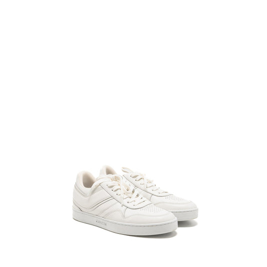 Celine Size 38 trainer low lace-up sneaker calfskin white