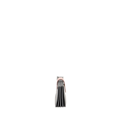Celine Accordeon Card Holder Calfskin Pink/Grey GHW